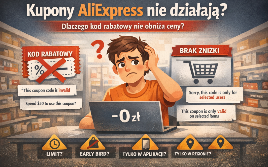 Kupon na AliExpress nie działa