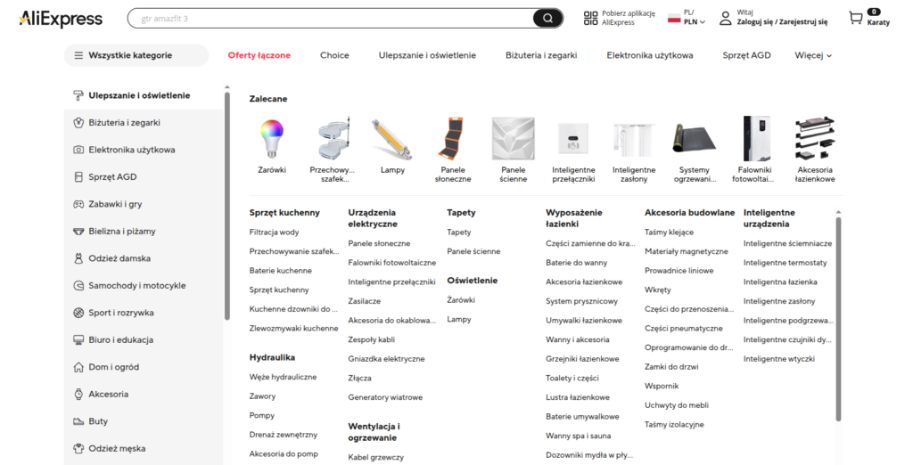 Platforma AliExpress